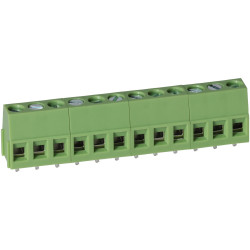 TruConnect 212228 5.0mm 12 Way Rising Clamp Terminal Block