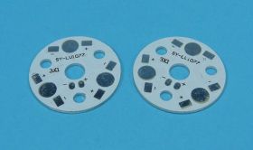 BAZA ALU 3xLED 1W EMITER 35mm BIAŁA OKR