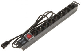 Listwa zasilająca do szaf RACK 19cali PD-8/R-IEC 1.8m