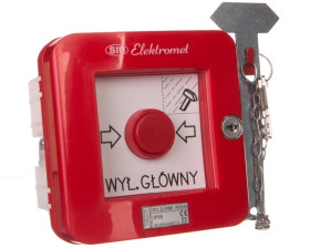 Wyłącznik alarmowy z zamkiem 2Z 2R 12A /WYŁĄCZNIK GŁÓWNY/ IP55 WGZp-4s 921546