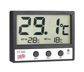 MIERNIK TEMPERATURY 0 C-37 C ALARM KT502