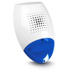 Sygnalizator zewnętrzny akustyczno-optyczny niebieski przetwornik dynamiczny SD-3001 BL