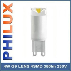 Żarówka LED G9 230V 4W 380LM LENS biała ciepła