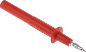 Próbnik, typ końcówki: Sprężynowy, rozmiar: 4mm, 1kV, 32A, Czerwony