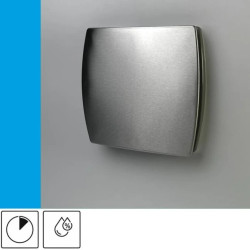 Wentylator domowy Eol F15HTINOX czujnik wilgotności z opóźnieniem czasowym, fi 150 mm, kolor biały