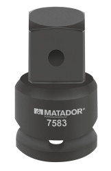 Matador Schraubwerkzeuge 75830001 Przejściówka do nasadek 1 cal Końcówka wkrętaka 3/4" (20 mm) 1 szt.