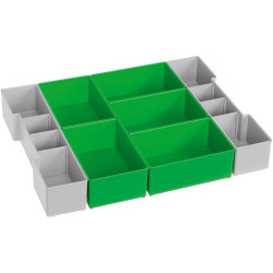 Sortimo 6000010094 LB102 Tray 13-Piece for L-BOXX102 Grey/Green