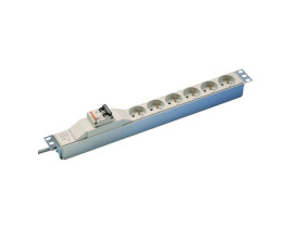 Panel UTE typ C 19"x76 6 gniazd prof. aluminium 35° 1U 16A 230 VAC NSYAPU19F6CB SCHNEIDER ELECTRIC