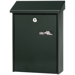 Burg W&#xE4;chter DAILY 5861 GR Steel Letterbox Green DIN B5 Two Keys Included