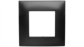 Dante Ramka Pojedyncza Tworzywo Lakierowane Czarny 450981