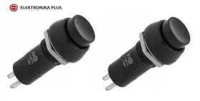 PRZYCISK CZARNY MONOSTABILNY OKRĄGŁY 230V PBS-11