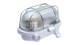 Oprawa Kanałowa Oval-7040B, E27, 60W, Biała-Bakelit, Klosz...