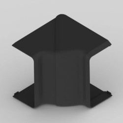 EKD 80x40 8505 FB - element narożny wewnętrzny czarny