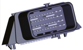 Złącze samochodowe 48-pinowe Molex 4-rzędowe Męski 6A CMC Przewlekany Lutowane Złącze