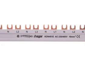 Szyna łączeniowa 2P 80A 16mm2 widełkowa (54mod.) KDN451E