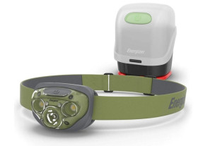 Latarka czołowa Energizer Vision Zielona 2w1 260 lumenów CAMPING KIT