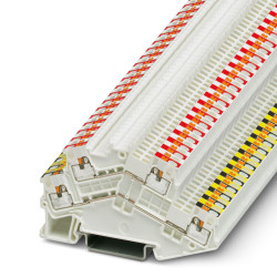 Dwurzędowa złączka szynowa Phoenix Contact 14 → 26AWGWciskane PTTBS 1.5/S-KNX