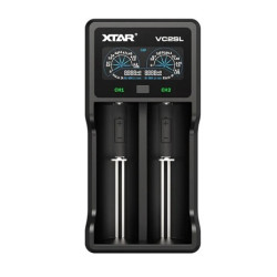 Ładowarka 2 kanał. XTAR VC2SL Li-Ion 3.7V do18650