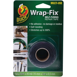 Shurtape 283037 Duck Tape&#xAE; Wrap-Fix&#xAE; Self-Fusing Repair Tape 25mm x 3m