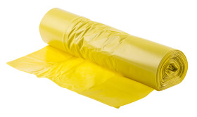 Yellow refuse sack 200 gauge