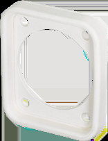 Seal, white for D-size panel connector, SCDP-FX-9