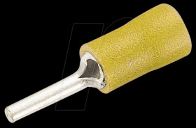 Grooved pin shoes, 4.0 - 6.0mm², yellow