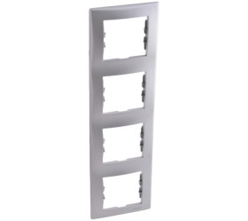 Sedna Ramka poczwórna aluminium pionowa SDN5802060