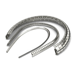 Opaska osłonowa do PCB, Miedź berylowa (CuBe) niklowana, mocowanieL: Wkładany, dł. 406.3mm, szer. 7.1mm, gr. 2.8mm