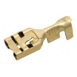 konektor nasuwka 6,3 z zatrzaskiem naprzewód 1-2,5mm2 10szt