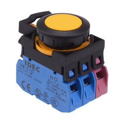 CW1B-M1E21Y Yellow Momentary Push Button Switch 2NO-1NC IP65 IDEC