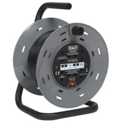 Sealey BCR25 Cable Reel 25mtr 2 x 230V