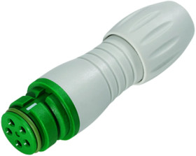 Jack, 12 pole, solder connection, snap lock, straight, 99 9134 472 12