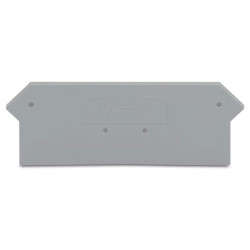 WAGO 280-316 2.5mm End and Intermediate Plate Grey