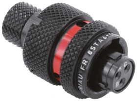 Złącze wielostykowe przemysłowe 3-pinowe Montaż na kablu Wtyczka Souriau Sunbank by Eaton