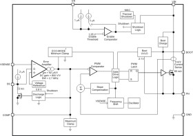 Automotive 3.5V to 28V, 300kHz Fixed Frequency 2A Buck Converter with Eco-Mode™