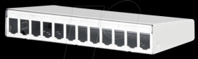 130861-1202-E Modul AP-housing 12 port pure white RAL9010