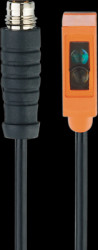 Reflecting light barrier, 0.02-1.8 m, PNP, 10-30 VDC, M8-connector, IP65/IP67, O8P202