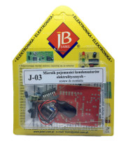 KIT603 Miernik pojemności kondensatorów elektrolitycznych (Kompletny zestaw) J-03