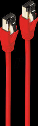 BS08-41004 patch cable, Cat.8.1, F/FTP PIMF, red, 0.25m