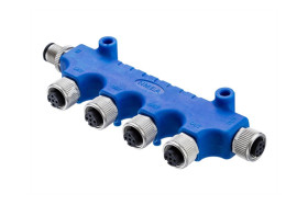 Przemysłowe złącza okrągłe 5-pinowe Montaż gwintowany Wtyczka, gniazdo Amphenol Industrial