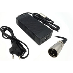 Ładowarka rower elektryczny 36V wtyk 3-pin (42V 2A) zasilacz do Li-ion