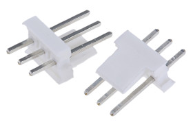 Złącze szpilkowe 3-pinowe raster: 2.54mm -rzędowe TE Connectivity Przewlekany 5.0A 250.0 V.