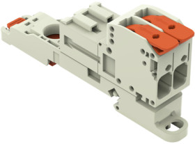 1-wire pin header, 2 pole, pitch 7.62 mm, light gray, 831-1202/306-000