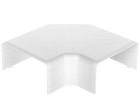 Pokrywa kątowa EKD 80x40mm biała 8503