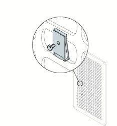 Nakrętka samozakleszczająca, Stalowe, 100 x 100 x 40mm