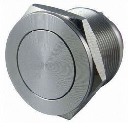 PRZEŁĄCZNIK WANDALOODPORNY PBS-28Bp 2A 250V MONOSTABILNY PŁASKI (PRZEL273)