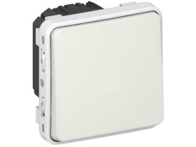 PLEXO IP55 Przycisk pojedynczy biały/ ecru 069630 LEGRAND