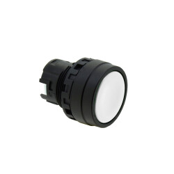 IDEC YW1B-M1W 22mm momentary operator Black bezel White button