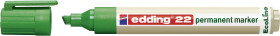 Edding edding 22 permanent marker EcoLine 4-22004 Marker permanentny zielony Wodoodporny: Tak