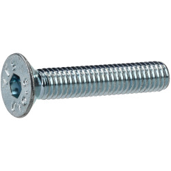 R-TECH 337385 M3 X 16 Hex Socket Countersunk Screws Steel BZP - Pack Of 100
